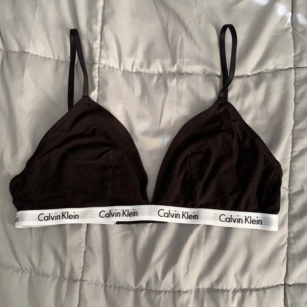 Calvin Klein Triangle Bralette size large